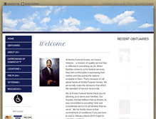 Tablet Screenshot of knottsfuneralhome.com